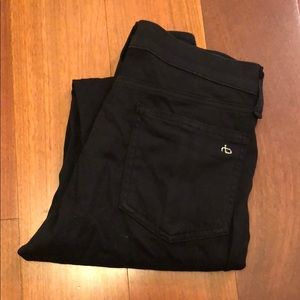 Black soft rag and bone skinny pants